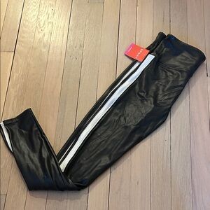 Black Faux Leather Leggings